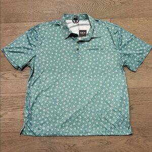 QED Style Men's Green Patterned Shirt - Size XXL - NWT